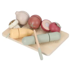 Little Dutch Houten snijgroenten - Meerkleurig - Essentials