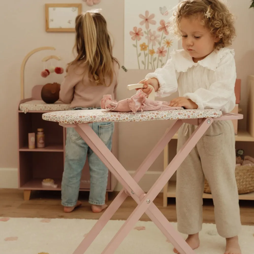 Little Dutch Houten Strijkplank met Strijkijzer – Roze – Essentials