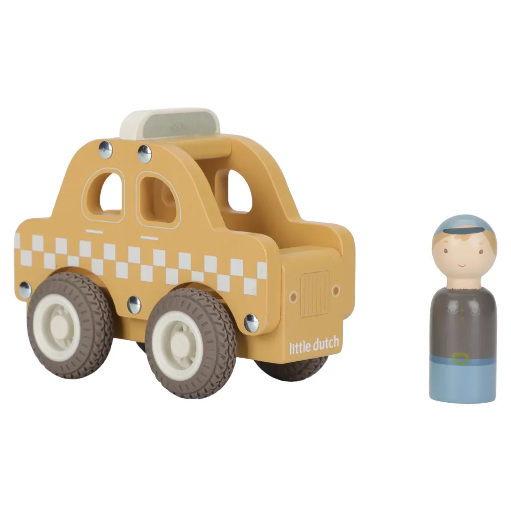 Little Dutch Houten taxi – Geel – Essentials