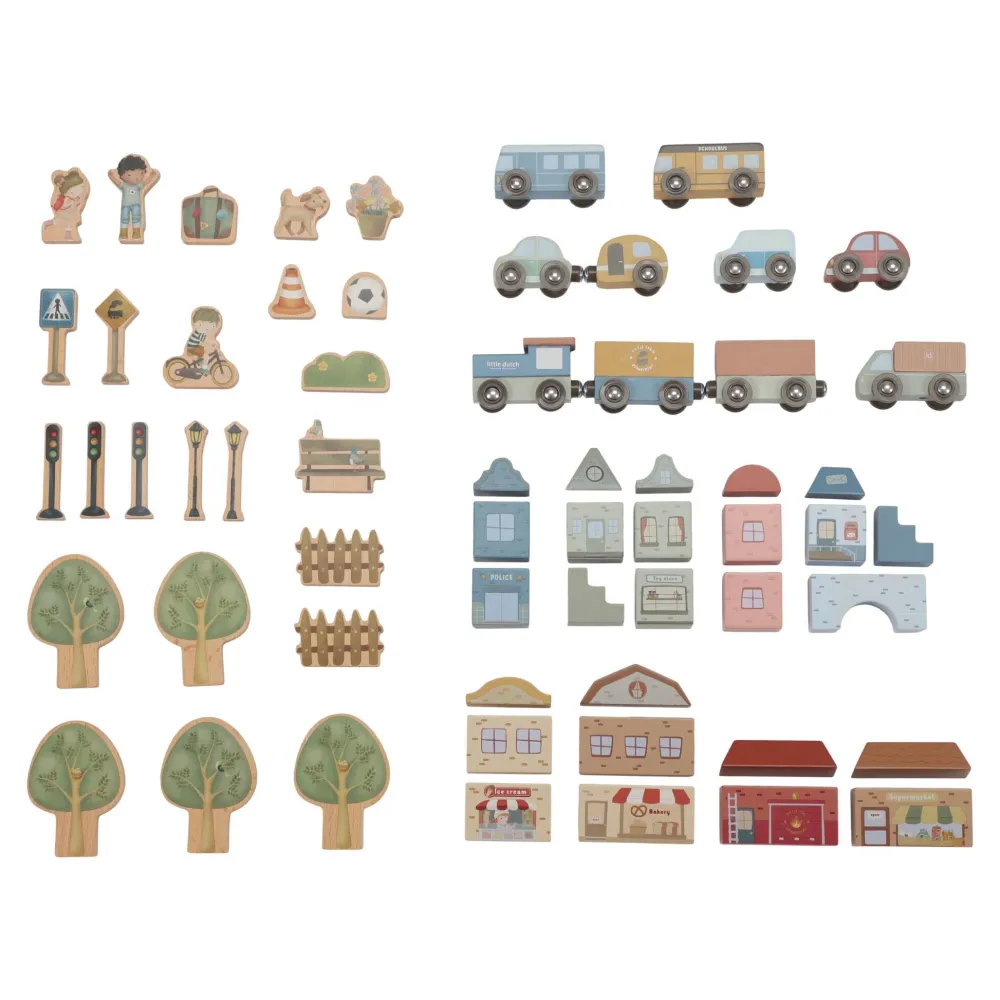 Little Dutch Houten treinbaan – XL – Essentials