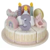 Little Dutch Houten Verjaardagstaartje - Roze - Essentials