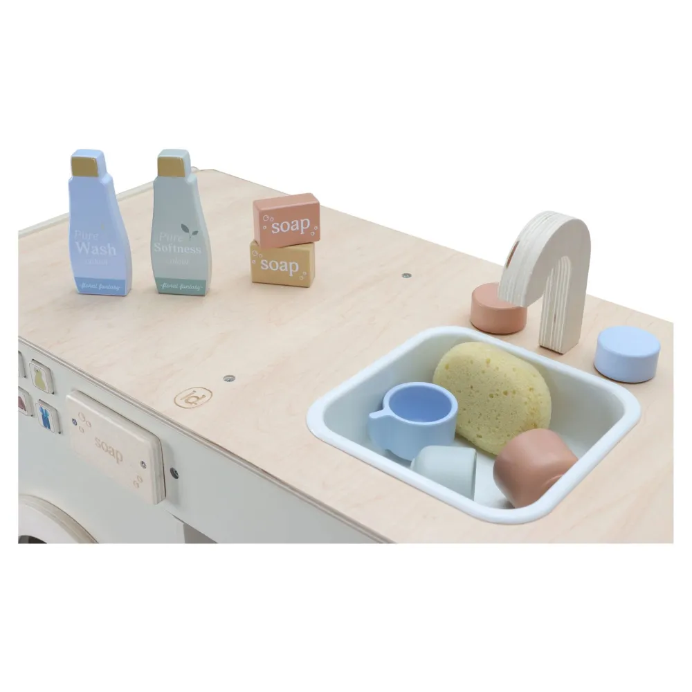 Little Dutch Houten wasmachine – Essentials - Limited edition