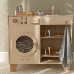 Little Dutch Houten wasmachine – Essentials - Limited edition