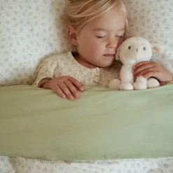 Little Dutch Junior dekbedovertrek - Groen - Essentials - Blueberry Leaves