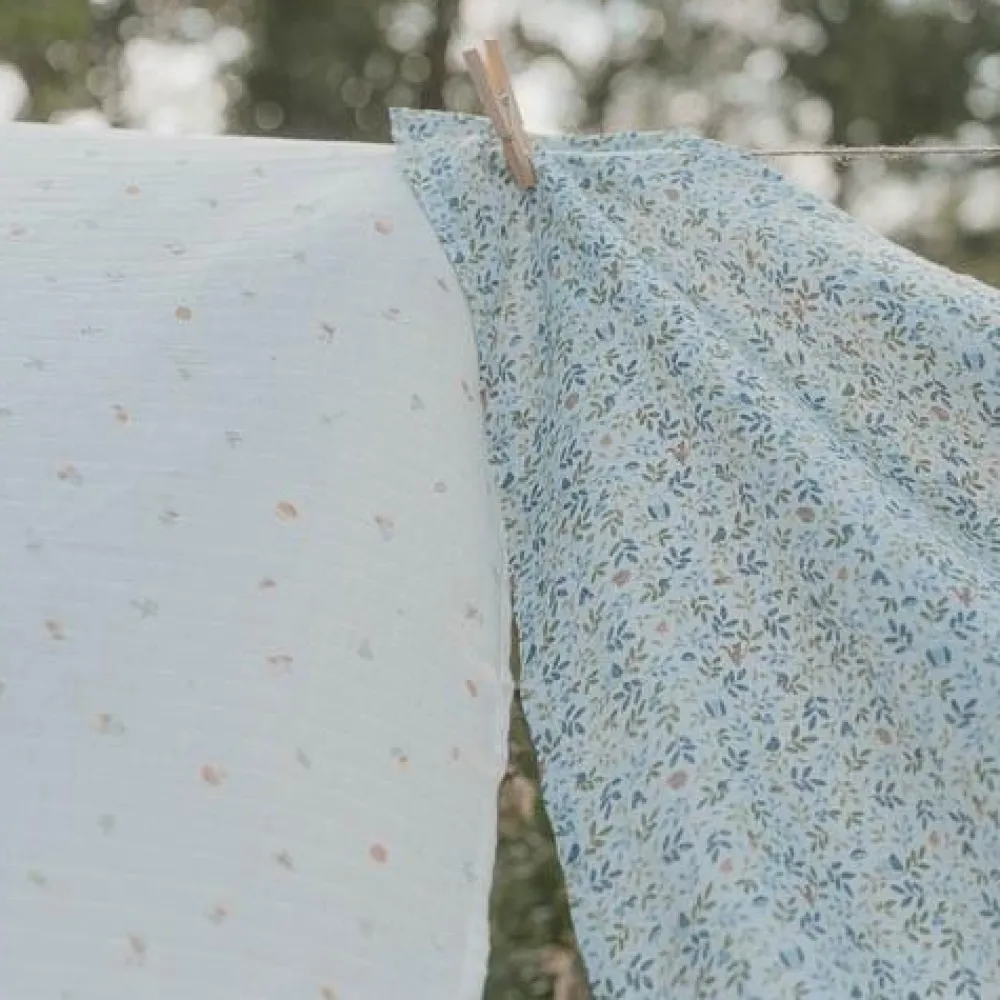 Little Dutch Junior hoeslaken - Blauw - Maat Junior - Forest Friends - Forest Adventure