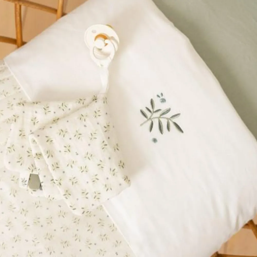 Little Dutch Junior hoeslaken - Groen - Maat Junior - Essentials