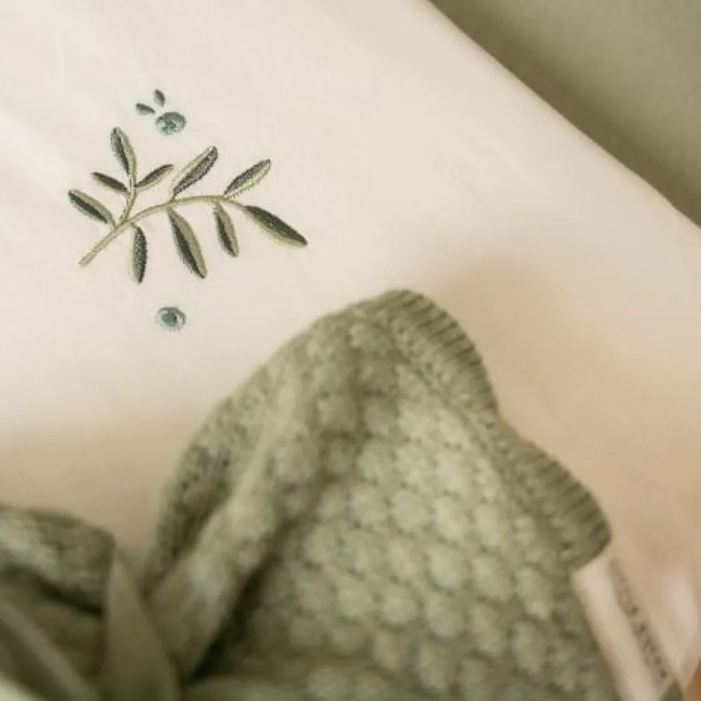 Little Dutch Junior hoeslaken - Groen - Maat Junior - Essentials