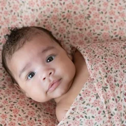 Little Dutch Junior hoeslaken - Roze - Maat Junior - Fairy Garden - Fairy Floral