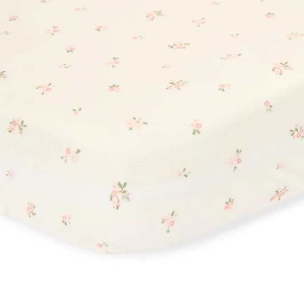 Little Dutch Junior hoeslaken - Wit - Maat Junior - Fairy Garden - Fairy Blossom