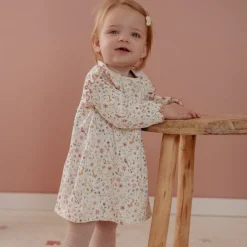 Little Dutch Jurk lange mouw - Wit - Fairy Garden