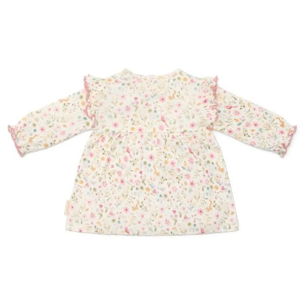 Little Dutch Jurk lange mouw - Wit - Fairy Garden