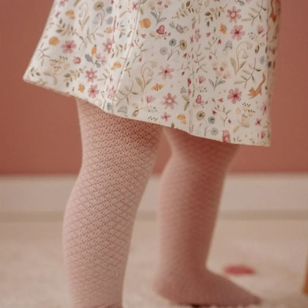 Little Dutch Jurk lange mouw - Wit - Fairy Garden