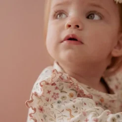 Little Dutch Jurk lange mouw - Wit - Fairy Garden