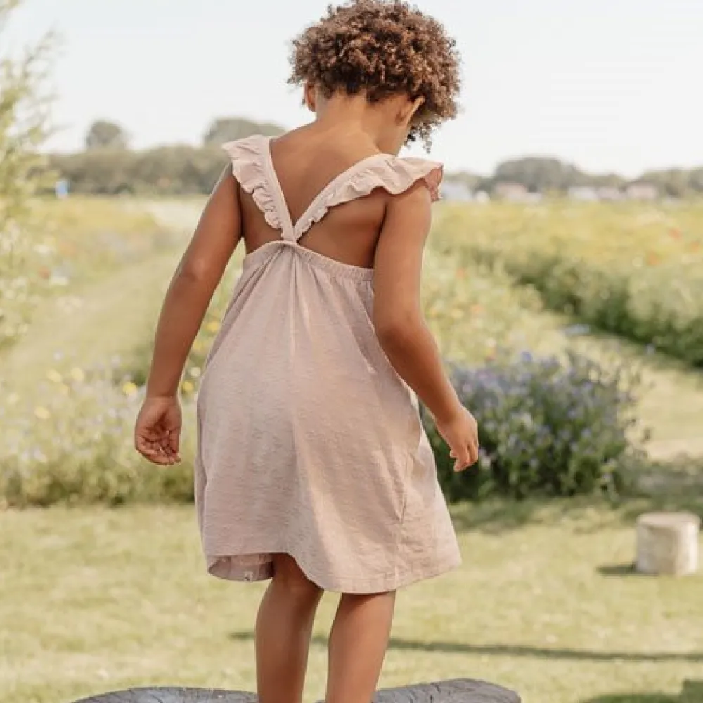 Little Dutch Jurk mouwloos - Paars - Fairy Garden