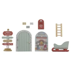 Little Dutch Kerstdeurtje - Meerkleurig