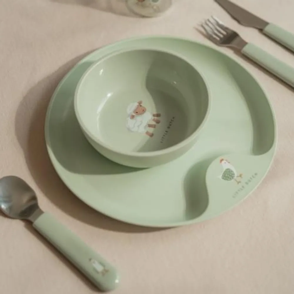 Little Dutch Kinderbestekset - Groen - Little Farm