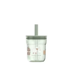 Little Dutch Kinderglas 250 ml Met Rietje Little Farm