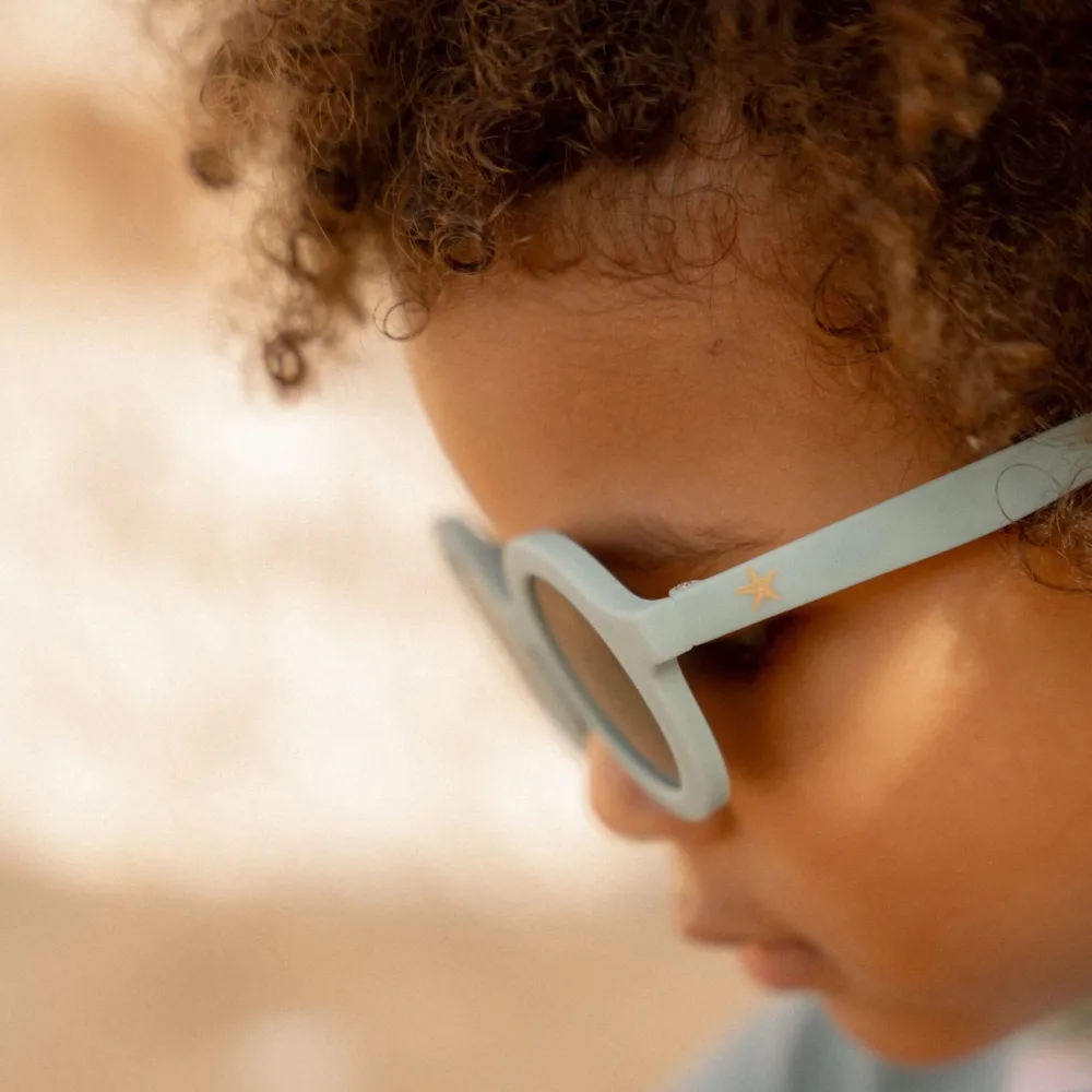 Little Dutch Kinderzonnebril Rond Sea Green