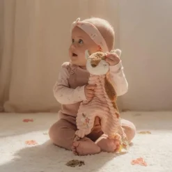 Little Dutch Knuffeldoekje knuffel Hert - Roze - Fairy Garden