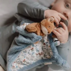 Little Dutch Knuffeldoekje print Vos - Blauw - Forest Friends