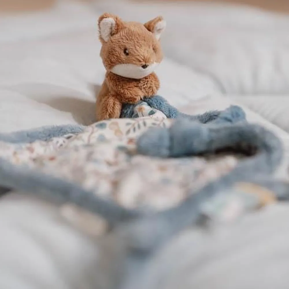 Little Dutch Knuffeldoekje print Vos - Blauw - Forest Friends