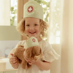 Little Dutch Knuffelhond in tas – Roze – Essentials