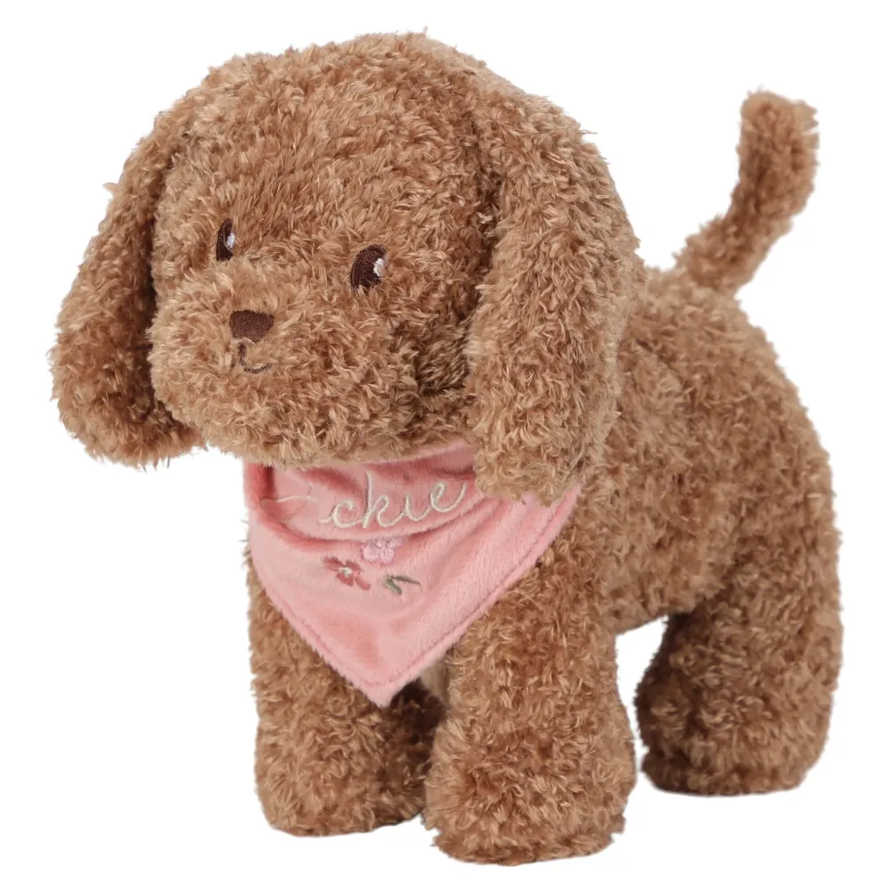 Little Dutch Knuffelhond in tas – Roze – Essentials