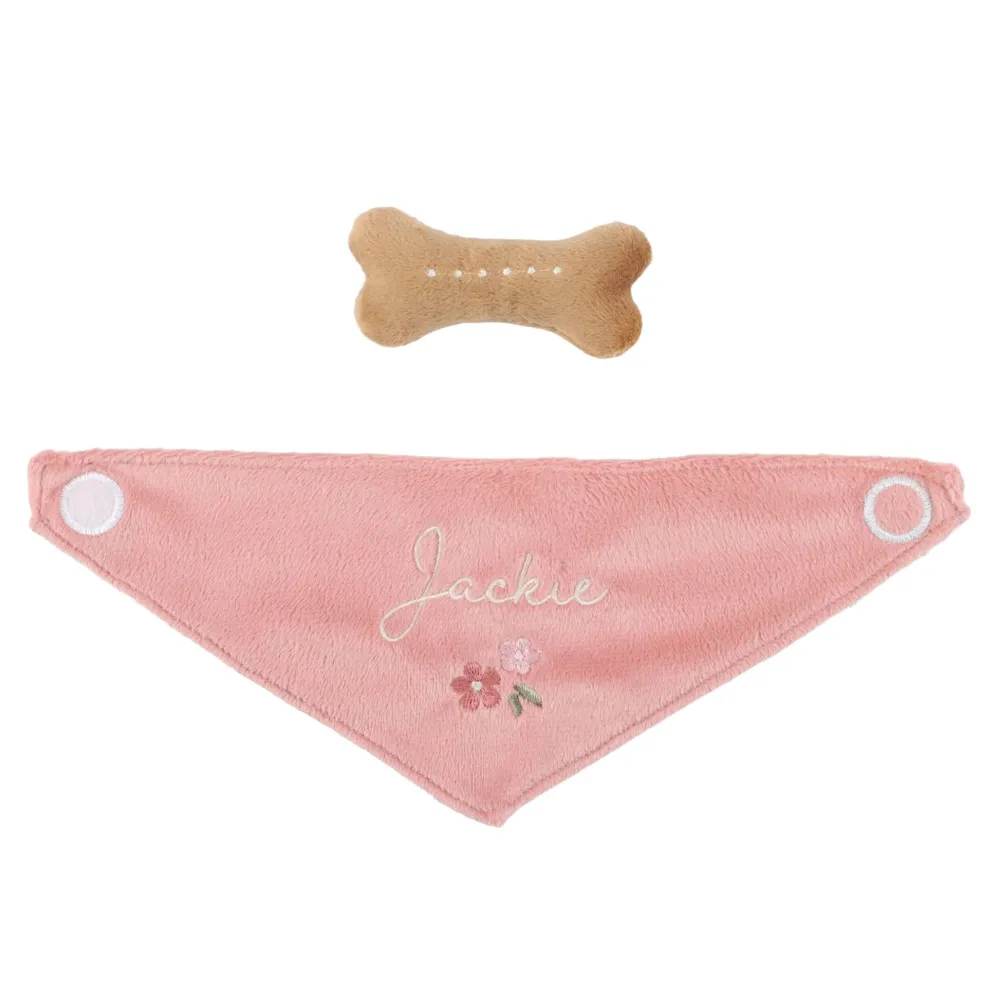 Little Dutch Knuffelhond in tas – Roze – Essentials