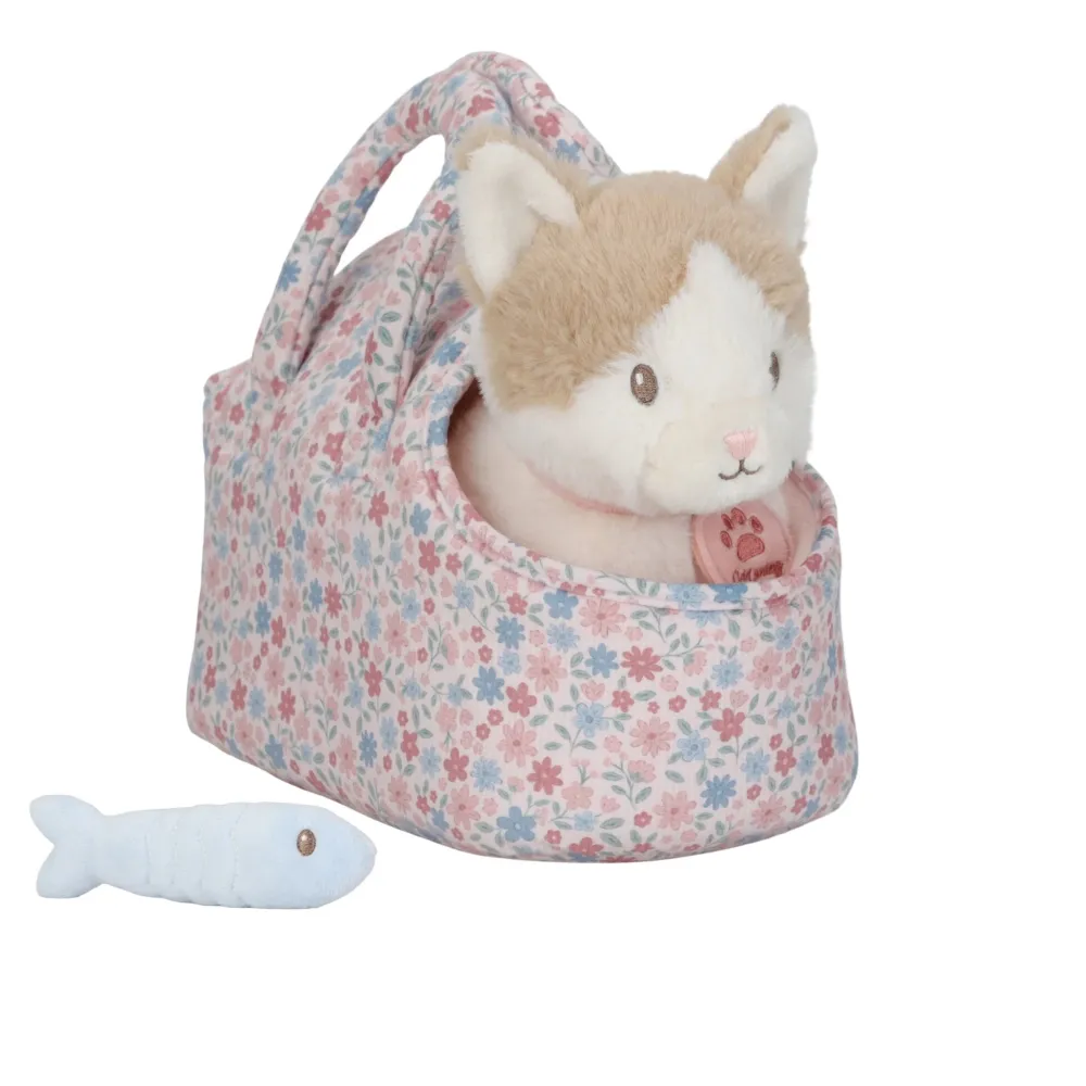 Little Dutch Knuffelkat in tas – Meerkleurig – Essentials