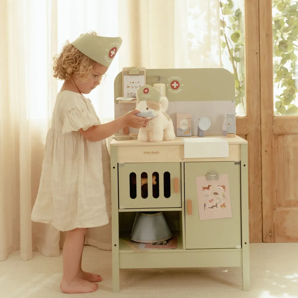 Little Dutch Knuffelkat in tas – Meerkleurig – Essentials