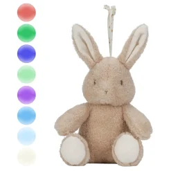 Little Dutch Knuffelkonijn Licht & Geluid - Beige - Baby Bunny