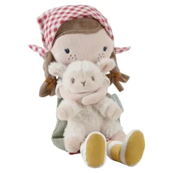 Little Dutch Knuffelpop Boerin Rosa met schaap 35cm