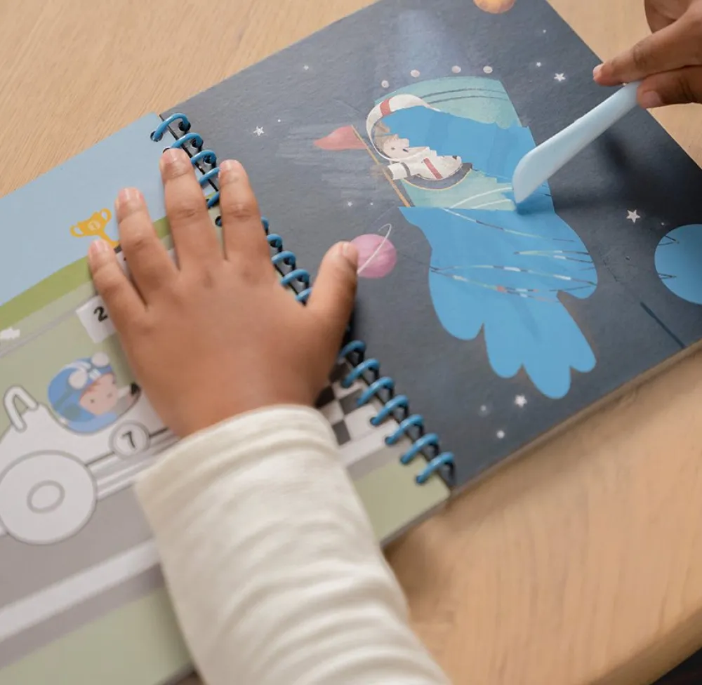 Little Dutch Kras- en schetsboek Jim & Friends