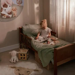 Little Dutch Ledikant dekbedovertrek - Groen - Little Farm