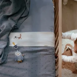 Little Dutch Ledikant deken - Blauw - Essentials