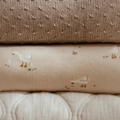 Little Dutch Ledikant deken - Fleece - Beige - Newborn Naturals - Little Goose