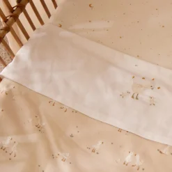 Little Dutch Ledikant deken - Fleece - Beige - Newborn Naturals - Little Goose