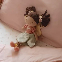 Little Dutch Ledikant hoeslaken - Wit - Fairy Garden - Fairy Blossom