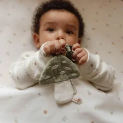 Little Dutch Ledikant hoeslaken - Wit - Forest Friends - Forest Treasures