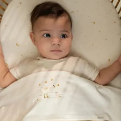 Little Dutch Ledikant hoeslaken - Wit - Newborn Naturals - Little Goose