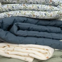 Little Dutch Ledikantdeken - Blauw - Forest Friends - Forest Adventure