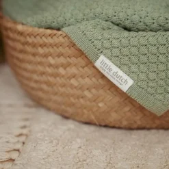 Little Dutch Ledikantdeken - Groen - Essentials