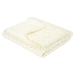 Little Dutch Ledikantdeken - Groen - Essentials - Blueberry Leaves