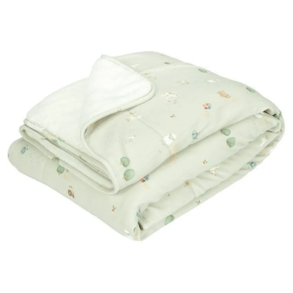 Little Dutch Ledikantdeken - Groen - Little Farm