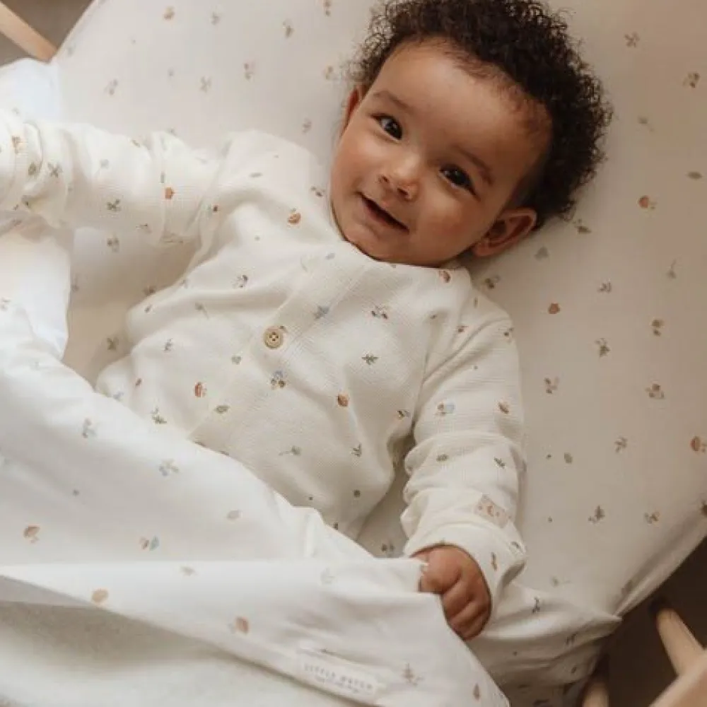 Little Dutch Ledikantdeken - Wit - Forest Friends - Forest Treasures