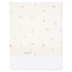 Little Dutch Ledikantlaken - Wit - Forest Friends - Forest Treasures