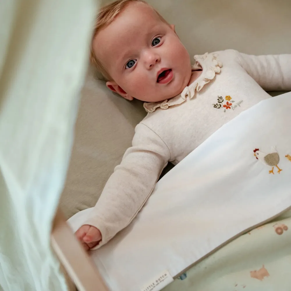 Little Dutch Ledikantlaken - Wit - Little Farm - Little Goose