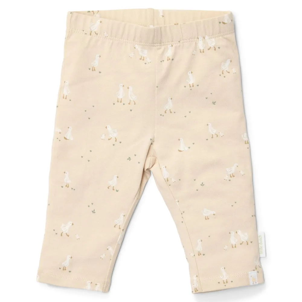 Little Dutch Legging - Beige - Newborn Naturals - Little Goose