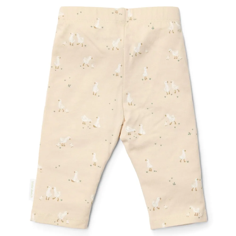 Little Dutch Legging - Beige - Newborn Naturals - Little Goose