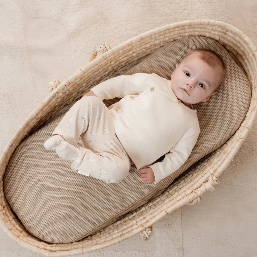 Little Dutch Legging - Beige - Newborn Naturals - Little Goose